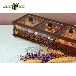 جعبه آجیل و خشکبار چوبی لوکس باکس کد LB31-11