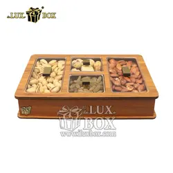 جعبه پذیرایی آجیل و خشکبار لوکس باکس کد  LB21-0