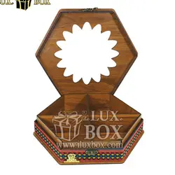 جعبه چوبی پذیرایی آجیل و خشکبار لوکس باکس کد LB040