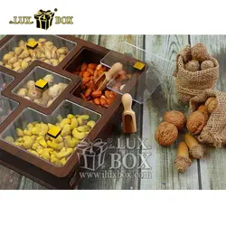 جعبه پذیرایی آجیل و خشکبار لوکس باکس کد LB27-1