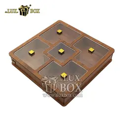 جعبه پذیرایی آجیل و خشکبار لوکس باکس کد LB27-0