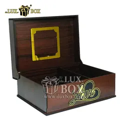 جعبه گل هدیه کادو چوبی لوکس باکس کد  LB271
