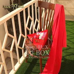 جعبه گل هدیه کادو ولنتاین لوکس باکس کد LB241