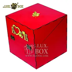 جعبه گل هدیه کادو ولنتاین لوکس باکس کد LB241