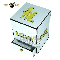 جعبه گل هدیه کادو چوبی لوکس باکس کد LB202