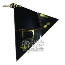 جعبه گل هدیه کادو چوبی لوکس باکس  کد  LB240