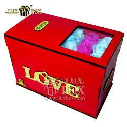 جعبه گل هدیه کادو ولنتاین لوکس باکس کد LB221