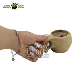 فنجان و کوکسای چوبی مدل قهوه خوری لوکس باکس کد LB453