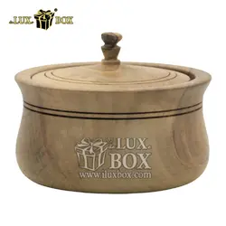 قندان چوبی درب دار رومیزی لوکس باکس کد LB476