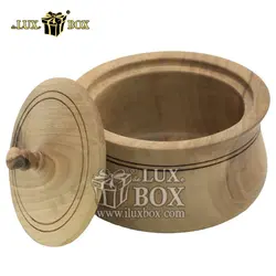 قندان چوبی درب دار رومیزی لوکس باکس کد LB476