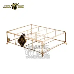 جعبه پذیرایی شیشه ای آجیل و خشکبار لوکس باکس کد LB606-S