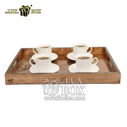 سینی پذیرایی چوبی لوکس باکس کد LB512
