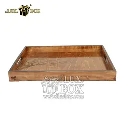سینی پذیرایی چوبی لوکس باکس کد LB512