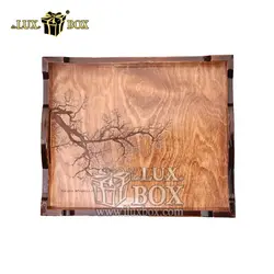 سینی پذیرایی چوبی لوکس باکس کد LBL504