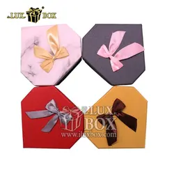 جعبه باکس گل مقوایی هاردباکس طرح الماس تک سایز لوکس باکس کد LB251