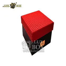جعبه هاردباکس هدیه لوکس باکس چرم 4 سایز مدل مربع کد LB248