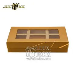 جعبه پنجره دار آجیل و خشکبار هارد باکس لوکس باکس کد Lb0113-G