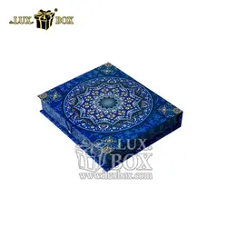 جعبه شکلات و تنقلات هارد باکس لوکس باکس مدل کتابی کد LB0115