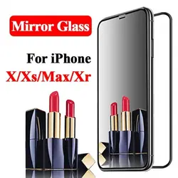 برچسب گلس امنیتی اینه ای ایفون Privacy Glass Mirror Iphone X/XS/11PRO