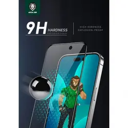 گلس لبه نرم iPhone 14 Pro گرین لاین Green Lion HD-PET Anti-Broken Soft edge Glass