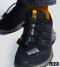 کفش کتانی مردانه مشکی کپسول سفید سالومون Salomon | LAB مدل 3324