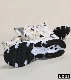 کفش کتانی مردانه سفید طلایی نیوبالانس New Balance 530 مدل 3273