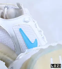 کفش کتانی مردانه سفید آبی نایک NIKE STUSSY مدل 3045