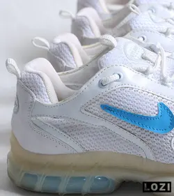 کفش کتانی مردانه سفید آبی نایک NIKE STUSSY مدل 3045
