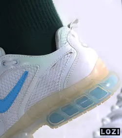 کفش کتانی مردانه سفید آبی نایک NIKE STUSSY مدل 3045