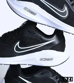کفش کتانی مردانه مشکی سفید نایک NIKE PEGASUS V10 مدل 3027