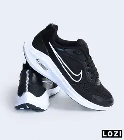کفش کتانی مردانه مشکی سفید نایک NIKE PEGASUS V10 مدل 3027