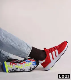 کفش کتانی مردانه قرمز آدیداس ADIDAS ZX 750 مدل 2490 - لوزی | فروشگاه کفش و کتانی