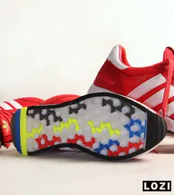 کفش کتانی مردانه قرمز آدیداس ADIDAS ZX 750 مدل 2490 - لوزی | فروشگاه کفش و کتانی