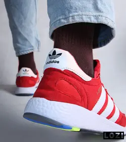 کفش کتانی مردانه قرمز آدیداس ADIDAS ZX 750 مدل 2490 - لوزی | فروشگاه کفش و کتانی