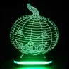 چراغ خواب سه بعدی طرح کدو هالووین کد chkh-003