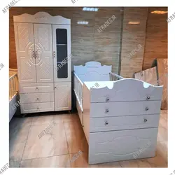 سرویس خواب نوزادکودک به نوجوان مدل درسا