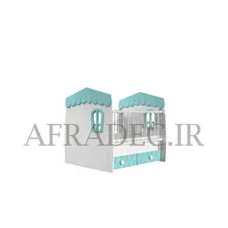 تخت خواب نوزاد مدل کلبه
