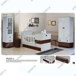 سرویس خواب نوزاد به نوجوان مدل کلاسیک توپی