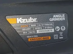 سنگ فرز دیمردار زوبر 900 وات مدل kzuber-125