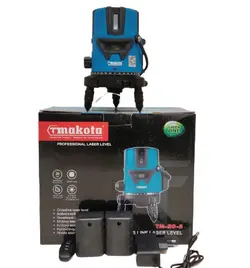 تراز لیزری 360 درجه ماکوتا، نقطه زن، همراه سه پایه بلند مدل  Makota-5line