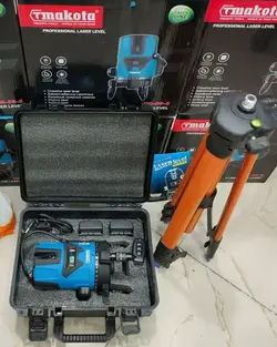 تراز لیزری 360 درجه ماکوتا، نقطه زن، همراه سه پایه بلند مدل  Makota-5line