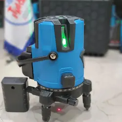 تراز لیزری 360 درجه ماکوتا، نقطه زن، همراه سه پایه بلند مدل  Makota-5line