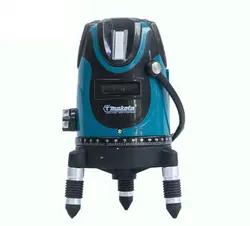 تراز لیزری 360 درجه ماکوتا، نقطه زن، همراه سه پایه بلند مدل  Makota-5line