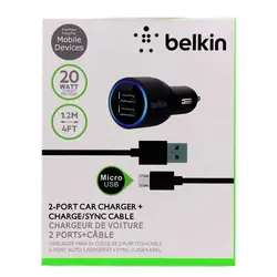 شارژ فندکی اتومبیل بلکین belkin
