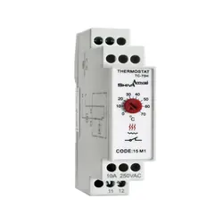 ترموستات تابلویی هیتر سری M مدل TC-70C کد 15M1 شیوا امواج