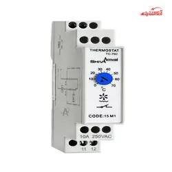 ترموستات تابلویی هیتر سری M مدل TC-70C کد 15M1 شیوا امواج