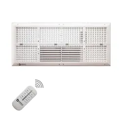 دریچه کولر هشت شبکه مستطیل برنازی سایز 40 در 80