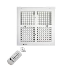 دریچه کولر چهار شبکه مربع برنازی سایز 50 در 50