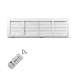 دریچه کولر چهار شبکه مستطیل برنازی سایز 25 در 100