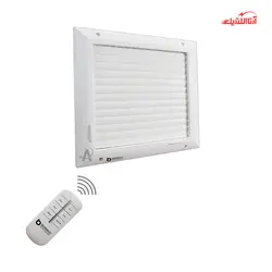 دریچه کولر تک شبکه مربع برنازی سایز 30 در 30